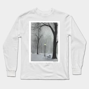 Winter Lamppost Long Sleeve T-Shirt